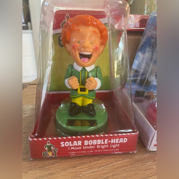 Set of 4 Solar Bobble-Head - Elf, Bob Ross, Homer Simpson, the Mandalorian - Picture 5 of 8